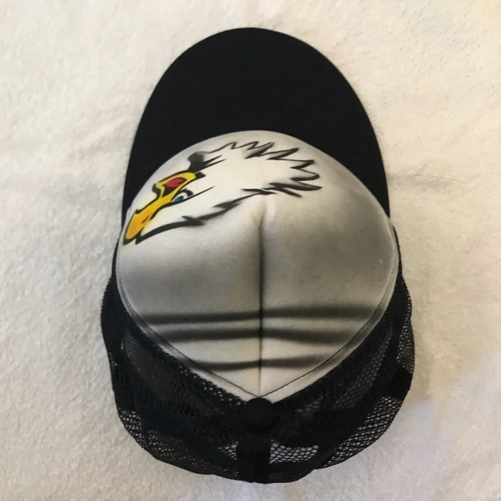 Cobra Eagle Youth Adjustable Black Mesh SnapBack Trucker Cap